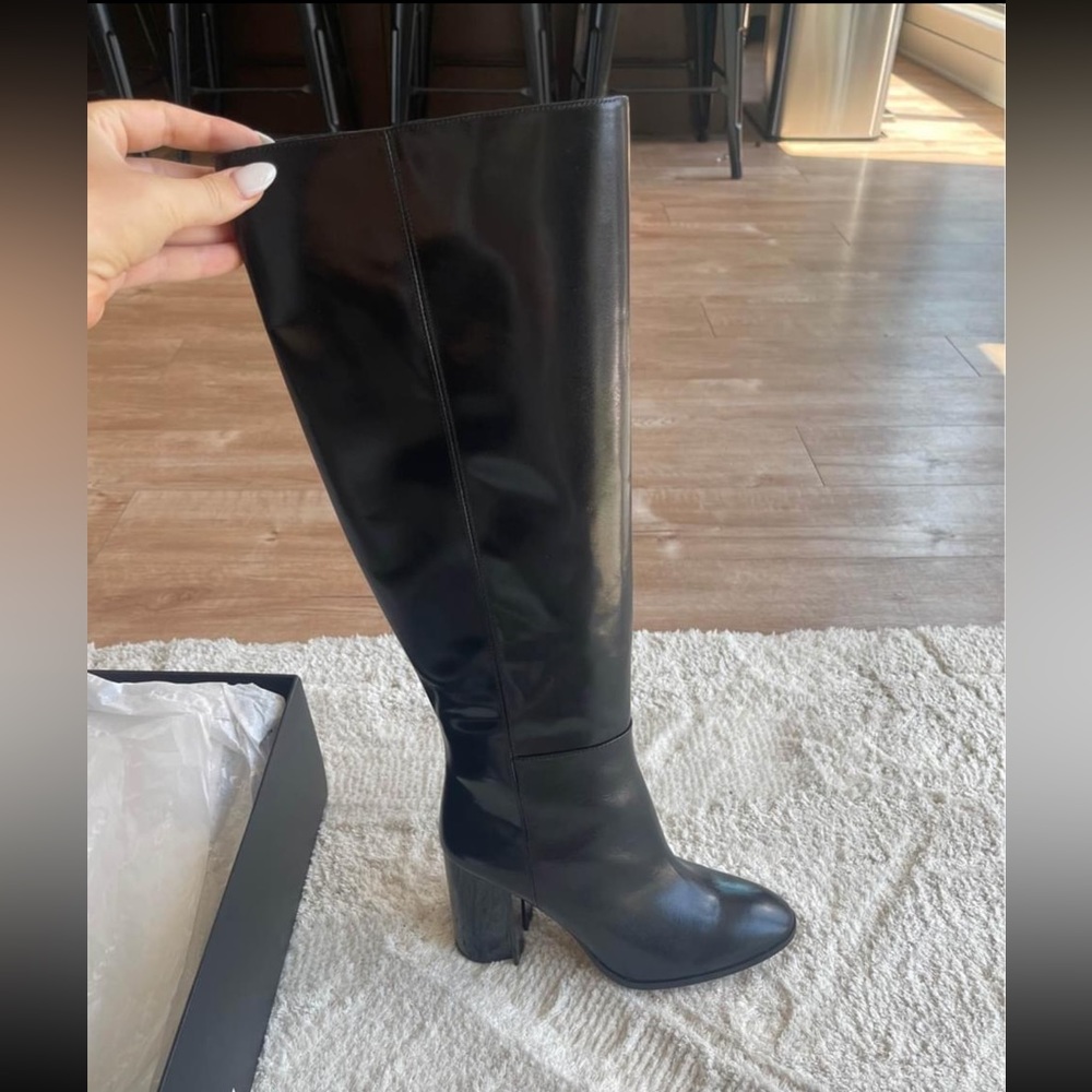 Coach Brigitte Leather knee high boots